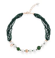 Collana Lelune Donna LELUNE GLAMOUR in Argento Giada LGNK533.1